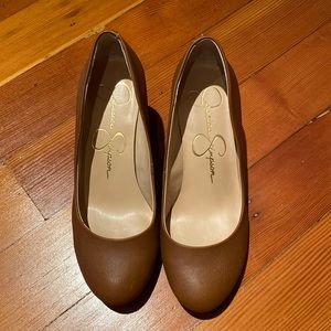 Jessica Simpson Brown Wedges